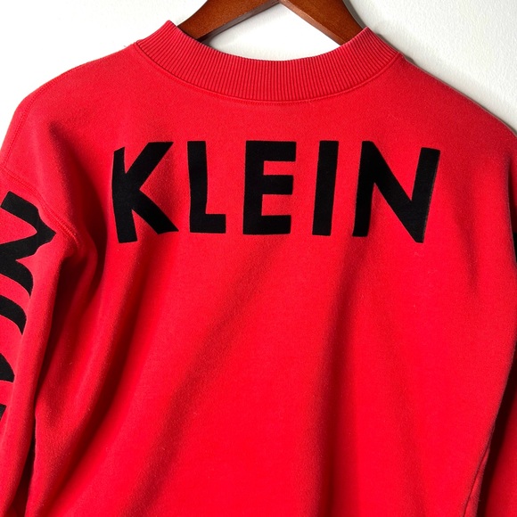 RED CALVIN KLEIN JEANS SWEATER! B3 - Picture 3 of 4